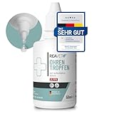 ReaVET Ohrentropfen mit kolloidalem Silber 50ml I 25ppm I Für Hunde und Katzen...