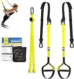 RHINOSPORT Schlingentrainer Sling Trainer Ganzkörpertraining, Schlingentrainer für...