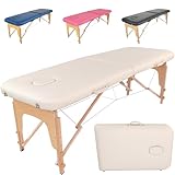 Beltom Mobile Massagetisch Massageliege 2 zonen Basic 185 x 60 cm. - Licht 11,8 kg -...