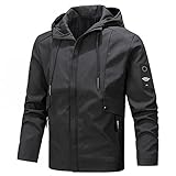 Winterjacke Herren,Herren Warm Gefüttert Jacke Cargo Winterparka Militär Jacke für...