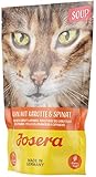 JOSERA Soup Huhn mit Karotte & Spinat (16 x 70 g) | getreidefreies Katzenfutter...