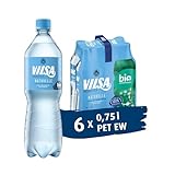 VILSA Mineralwasser naturelle, 6er Pack stilles Mineralwasser, natriumarm & ohne...