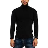 Toocool - Rollkragenpullover für Herren, langärmlig, Sweatshirt, Stehkragen, Slim Fit...