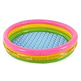 Intex Babypool Sunset Glow, 3-Ring, Mehrfarbig, Ø 147 x 33 cm