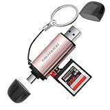 MEANHIGH SD-Kartenleser, USB-C und USB 3.0 Micro SD Kartenadapter, Dual Connector...