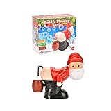 Weihnachts-Blasengebläse,Lustige Weihnachtsmann-Blasenblasmaschine,Santa Claus Bubble...