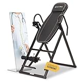 SportPlus Inversionsbank für zuhause, klappbarer Schwerkrafttrainer, Inversion Table mit...