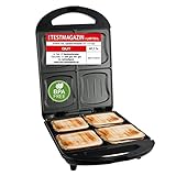 Emerio XXL Sandwich Toaster TEST GUT für alle Toastgrößen geeignet 4x große...