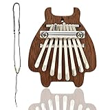 Mini-Kalimba mit 8 Tasten Schlüssel Marimba,Thumb Piano Tragbares,Daumen...