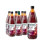 hohes C PLUS Eisen (6 x 1l), 100% Saft, Apfel, Himbeere, Granatapfel, Vitamin C,...