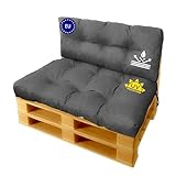 HIGH LIVING Palettenkissen Indoor/Outdoor Sofa Pallet Comfort Outdoor Schmutz- und...