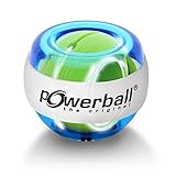 Powerball Lightning Blue, gyroskopischer Handtrainer mit blauem Lichteffekt,...