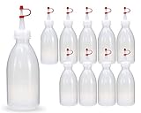 Octopus 10x 250 ml LDPE Plastikflasche Quetschflasche Laborflasche...