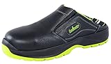 EuroRoutier Hybrid Black Nappa Echtleder, Clogs, S1P-SRC-zertifizierte...