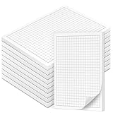 Fantastino® A6 Notizblock Kariert, 10 Stück, 500 Blatt (50 pro Block) 90 g/m²...