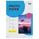 PPD 50 x A4 Inkjet Premium Fotopapier 180g Hochglänzend, Sofort Trocken und...