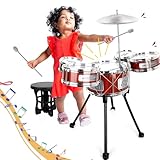 Schlagzeug Kinder Trommel Set, Musik Kinderschlagzeug Musikinstrumente Set, Jazz...