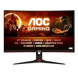 AOC Gaming CQ27G2SE - 27 Zoll QHD Curved Monitor, FreeSync Premium (2560x1440,...