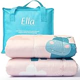 Ella Kinder Gewichtsdecke 3,2 kg 100x150 cm - Therapiedecke, für Stressabbau &...