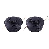 TopHomer 2Pcs Fadenkopf Mähkopf Fadenspule Motorsense Mähfaden mit Doppelfadenkopf...