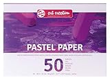 Talens Art Creation - Pastellpapier A4, 90gm/qm , 50 Blätter, FSC-MIX, 21.1 x 29.7 x 0.9...