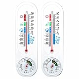 Firulab Raumthermometer Innen - Gewächshaus Digital Thermometer - Haus Thermometer für...