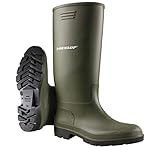 Dunlop Herren wasserdichte Gummistiefel Grün EU 44