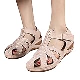 Flip Flops mit Bogen Unterstützung für Frauen, Damen Sommer Flip-Flops Keilabsatz...