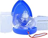 Horn Medical Notfall-Beatmungsmasken - Pocketmasken in einer handlichen blauen Box, Blau