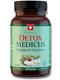 SwissMedicus DetoxMedicus - Reinigung des Organismus - 120 Vegan Kapseln mit Mariendistel...