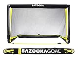 BazookaGoal Original Solid Frame Pop-Up-Tor - Zusammenklappbares Mini-Fußballtor für...