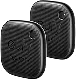 eufy Security SmartTrack Link (Schwarz, 2er-Pack) Schlüsselfinder, Kompatibel...