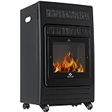 KESSER® Gasheizer Gasheizofen Heizstrahler 3,4 kW Gas Kamin inkl. Gasdruckregler &...