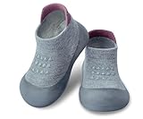 Dookeh Krabbelschuhe Baby (A3-Grau, 12-18 Monate, EU Size 20-21, Fabrikgröße Auf Schuhen...