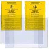 Welsberg SET 2x Impfpass und 2x Ausweishülle - Schutzhülle transparent für...