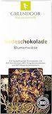 GREENDOOR Badeschokolade Blumenwiese 100g mit BIO Kakaobutter, Naturkosmetik Cremebad,...