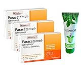 Paracetamol-ratiopharm 1000 mg Tabletten 3x10 Stück inclusive einer Handcreme...