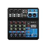 Auveach DJ Mischer DJ Controller, 5 Kanal Mischpult Professional Audio Mixer...