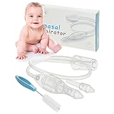 iGLOBAL Nasensauger-Set mit 2 Wechselaufsätzen, für Babys ab 1. Lebenstag, Säuglinge...