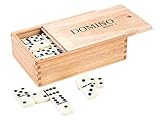 Engelhart - 250123 - Tolles Domino-Spiel - HolzBox mit 55 Dominos Doppel 9-55...