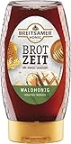 Breitsamer Honig Spender Brotzeit Waldhonig 350g - Dunkler flüssiger Honig im...