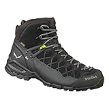 Salewa MS Alp Trainer Mid Gore-TEX Herren Trekking- & Wanderstiefel, Schwarz...