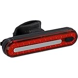 FISCHER Fahrrad LED Akku-Stableuchte STOP, 50 LEDs, Rücklicht mit Bremslicht,...