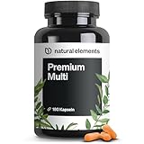 Premium Multivitamin – 180 hochdosierte Komplex-Kapseln – wertvolle Vitamine A-Z –...