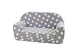 KNORRTOYS.COM 68441 Knorrtoys 68441-Kindersofa-Stars White Kindersofa