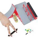 Finger Skateboard Rampen Set, Mini Skateboard Rampe Finger Skate-Parks Kit...