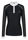 Interapi Fairplay Damen Turniershirt Langarm FP Anita Black FS/23, Größe:40