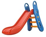 BIG - Fun-Slide - 152cm lange Rutschbahn, Nutzung für den Hausgebrauch, rot-blaue Rutsche...