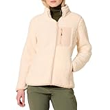 Amazon Essentials Damen Lange Sherpa-Jacke Mit Stehkragen, Durchgehendem...