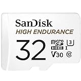 SanDisk High Endurance microSDHC Speicherkarte 32 GB + Adapter (Für Dash-Cams...